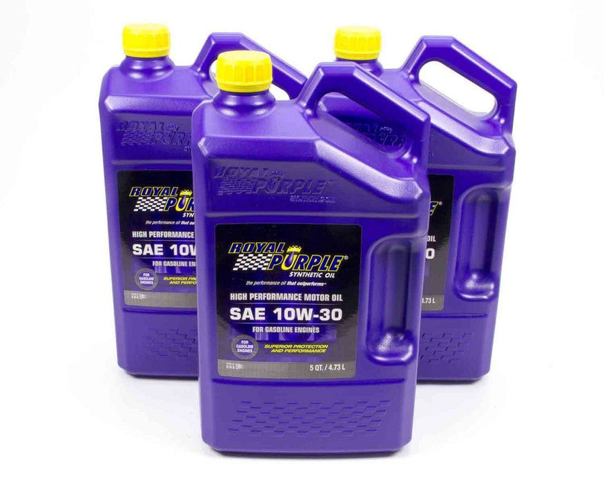ROYAL PURPLE 53130 10w30 Multi-Grade SAE Oil 3x5qt Bottles