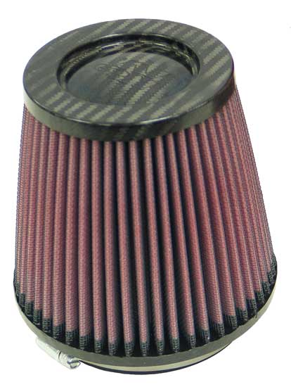 K&N RP-4930 Universal Air Filter - Carbon Fiber Top - Truck Part Superstore