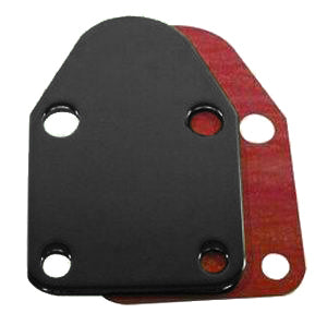 RACING POWER CO-PACKAGED R2057BK S/B Chevy Fuel Pump Bloc k Off Plate w/Gasket