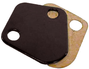 RACING POWER CO-PACKAGED R2058BK B/B Chevy Fuel Pump Block Off Plate Black