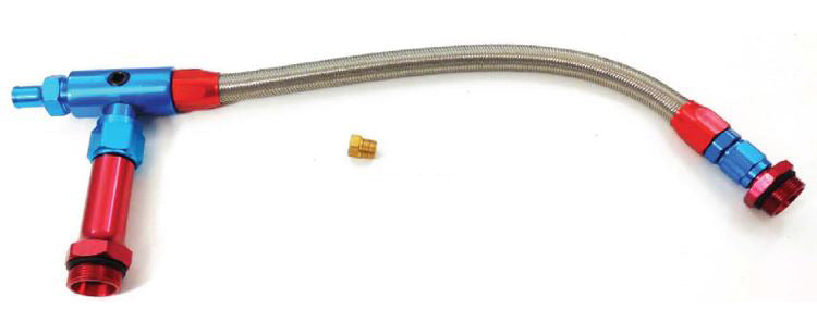 RACING POWER CO-PACKAGED R2155 Braided Fuel Line For Ho lley