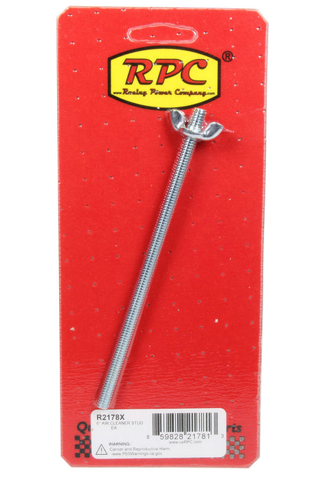 RACING POWER CO-PACKAGED R2178X 6In Air Cleaner Stud 1/4 -20