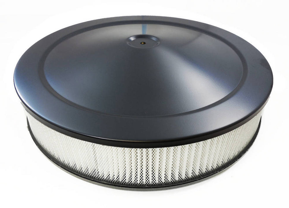 RACING POWER CO-PACKAGED R2195BK-BOX 14In X 3In Muscle Air Cleaner Kit Black