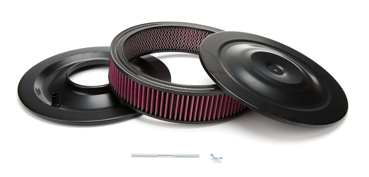 RACING POWER CO-PACKAGED R2246 14in X 3in Performance Air Cleaner Black