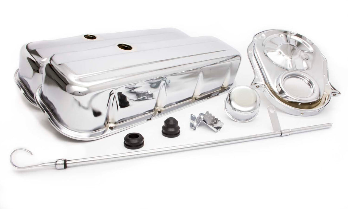 RACING POWER CO-PACKAGED R3026 BBC Engine Dress Up Kit w/Tall Valve Covers