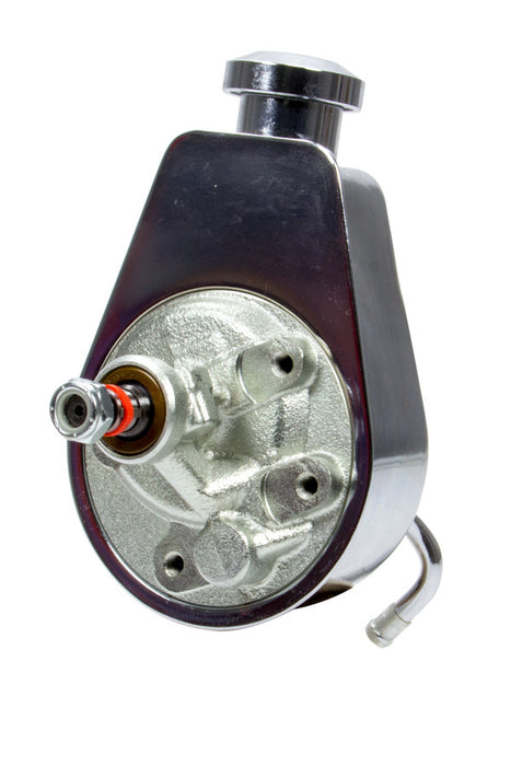 RACING POWER CO-PACKAGED R3913 Saginaw Power Steering Pump Chrome