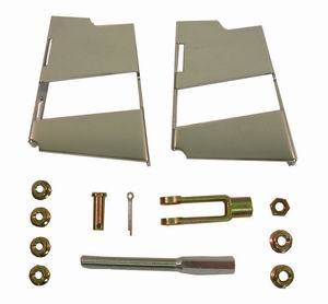 RACING POWER CO-PACKAGED R3918 Chrome Brake Booster Br acket