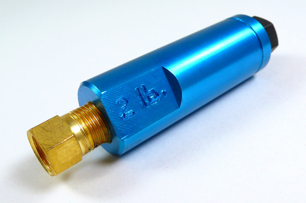 RACING POWER CO-PACKAGED R4513 Residual Check Valve 2 Lbs Blue