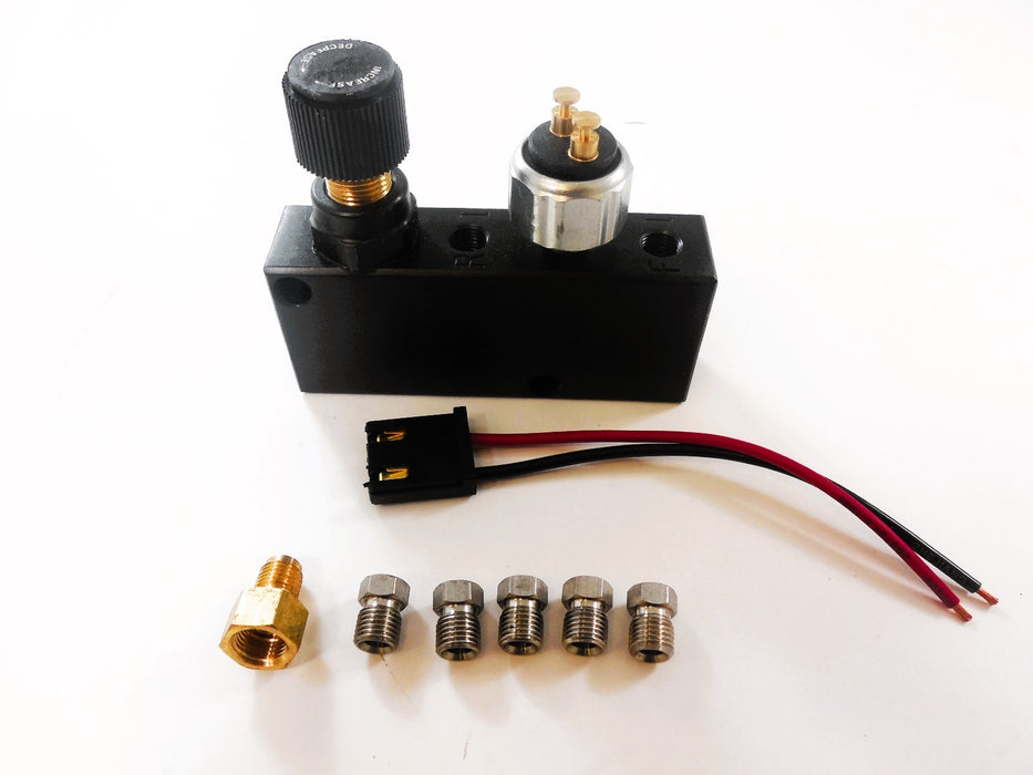 RACING POWER CO-PACKAGED R4515X Brake Proportioning Valve Adjustable Black