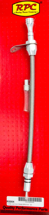 RACING POWER CO-PACKAGED R5004 Flexible Trans Dipstick GM TH350 B/H Mount