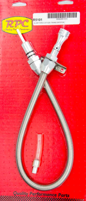 RACING POWER CO-PACKAGED R5101 Flexible Trans Dipstick Ford C6 F/W Mount