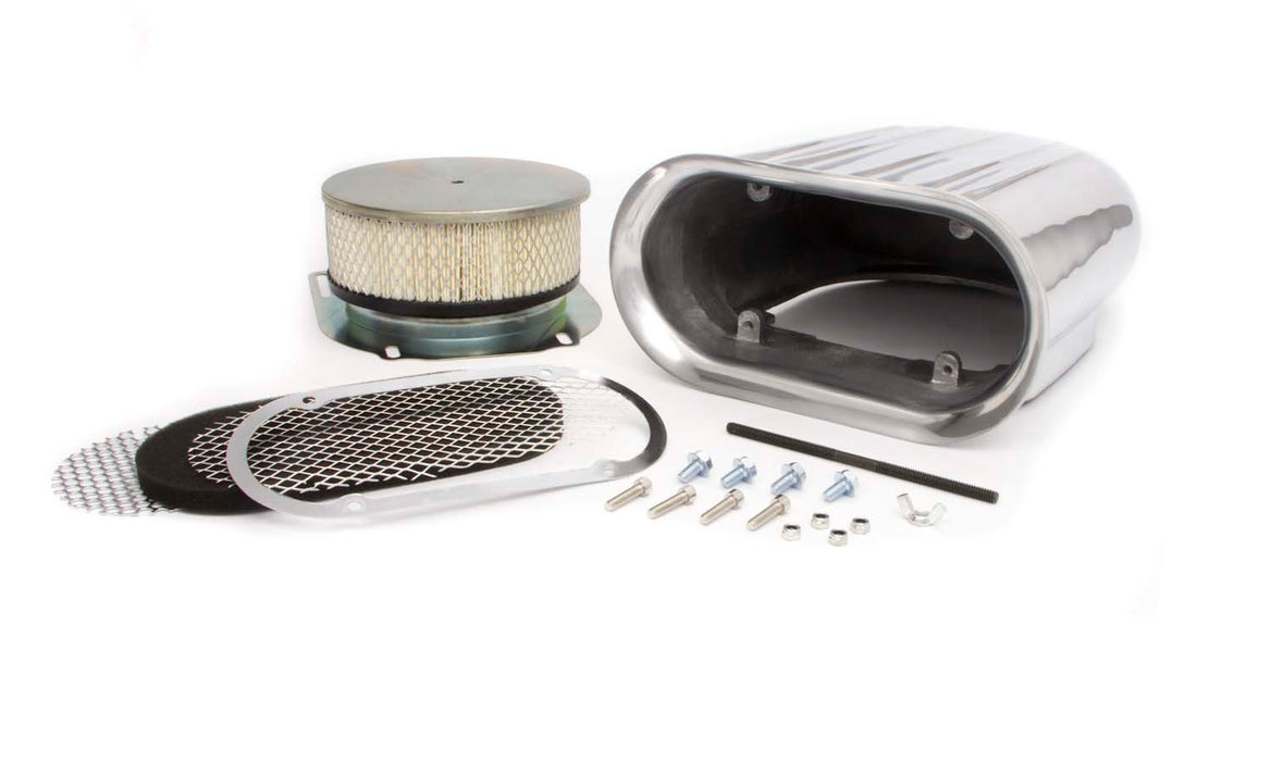 RACING POWER CO-PACKAGED R5246 Finned Alum Scoop Polish w/Element