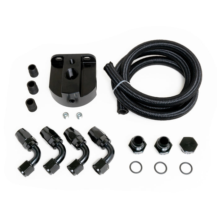 RACING POWER CO-PACKAGED R5316 LS Oil Filter Relocation Kit -12 AN