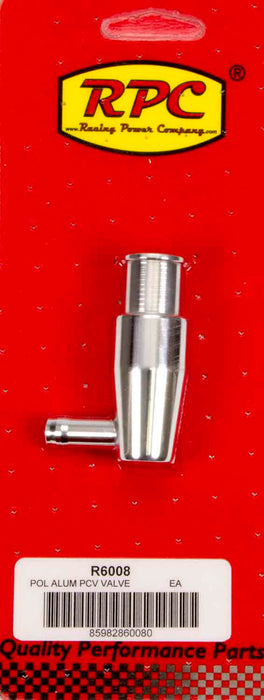 RACING POWER CO-PACKAGED R6008 Alum PCV Valve Polished