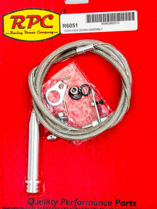 RACING POWER CO-PACKAGED R6051 700R4 Stainless Kick Down Assembly