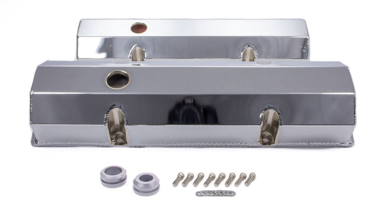 RACING POWER CO-PACKAGED R6145C SBC Alum Fabricated Tall V/C Chrome