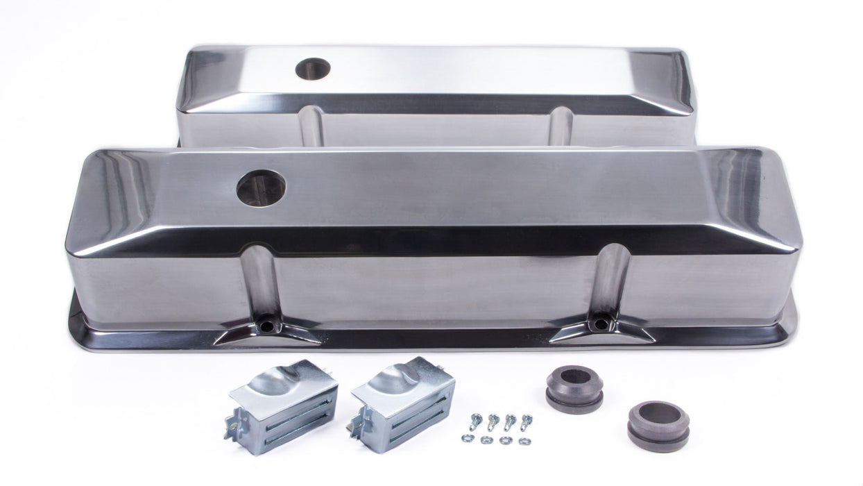 RACING POWER CO-PACKAGED R6152 SBC Alum Recessed Tall V/C Plain Polished