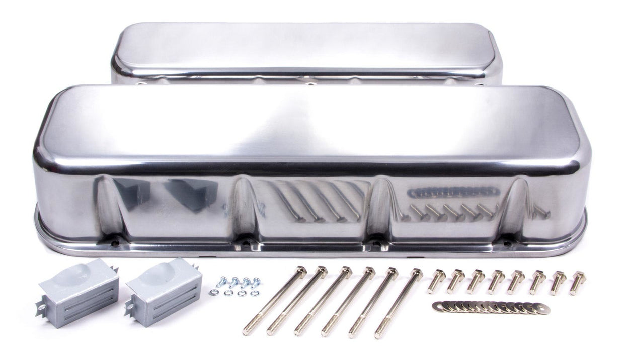 RACING POWER CO-PACKAGED R6230-1 BBC Alum Tall V/C Plain Polished