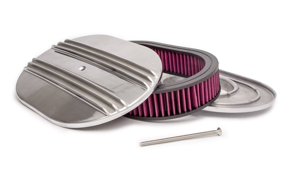 RACING POWER CO-PACKAGED R6321 12x2 Alum Oval Finned A/C Polished