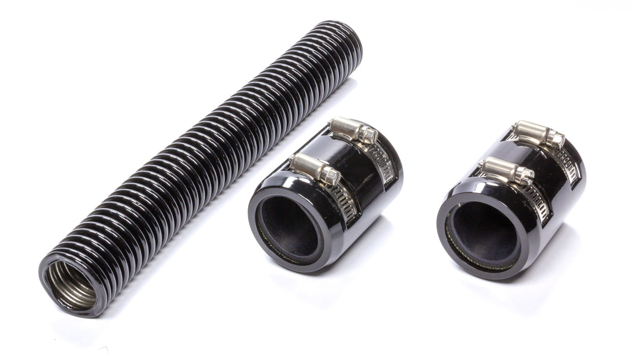 RACING POWER CO-PACKAGED R7301BK Black 12in Stainless Radiator Hose Kit