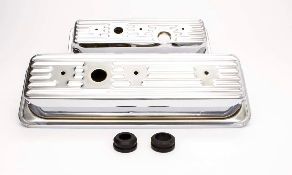 RACING POWER CO-PACKAGED R7458 85-93 GM 4.3L V6 Steel Short V/C Chrome