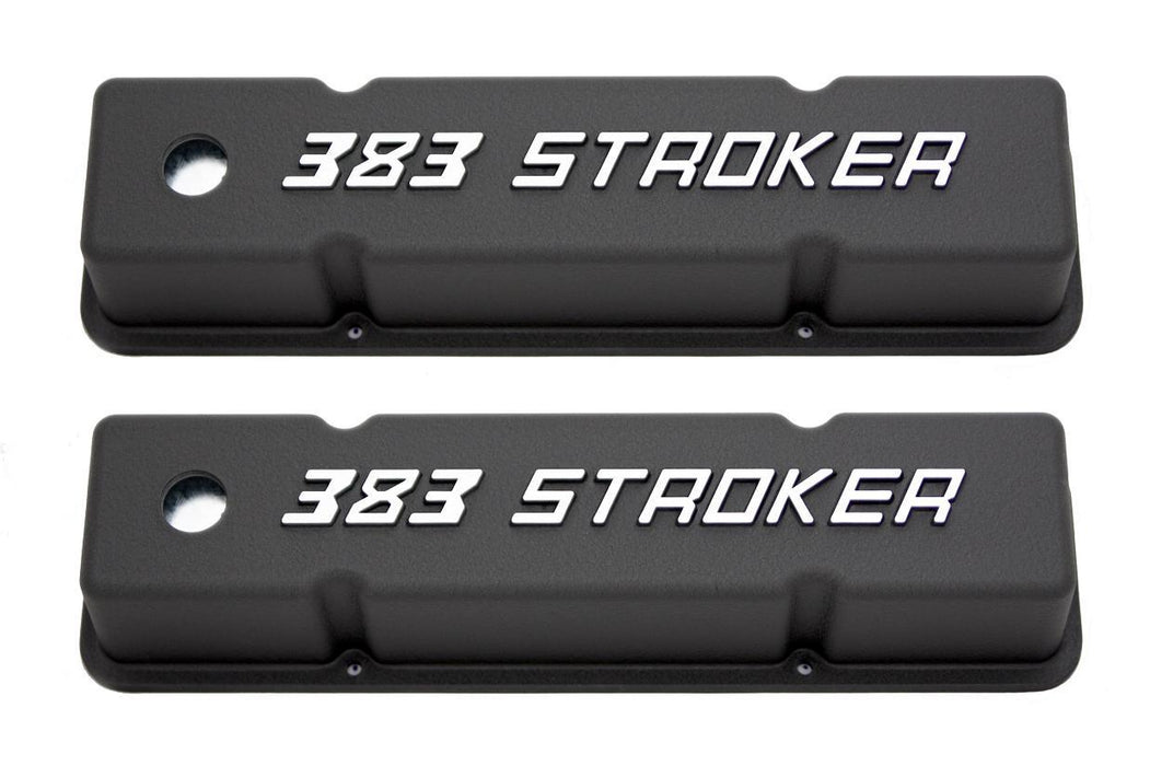 RACING POWER CO-PACKAGED R7617 Small Block Chevy Tall Valve Covers 383 Stroker