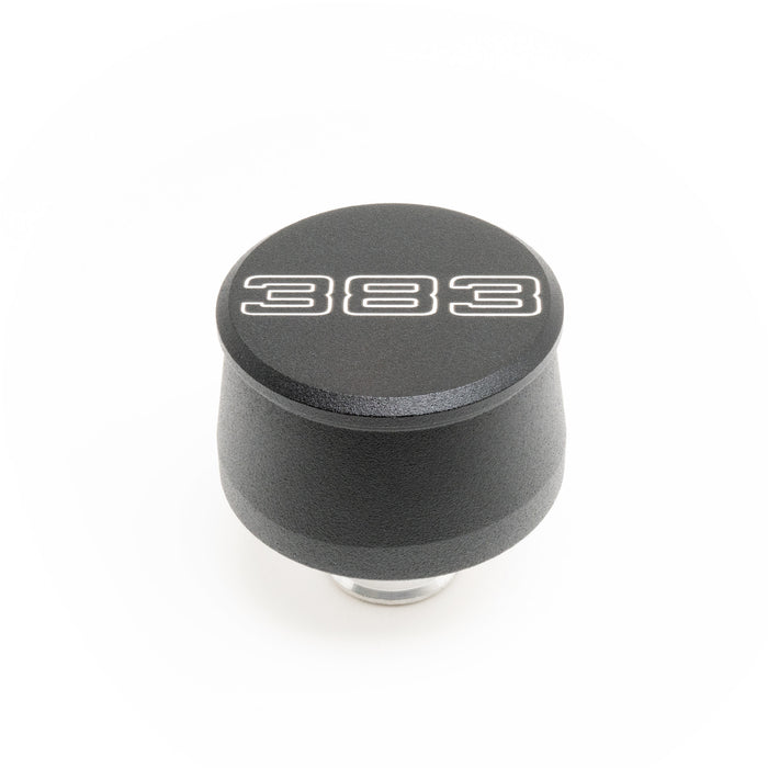 RACING POWER CO-PACKAGED R8209 Valve Cover Breather 383 Logo Black Each