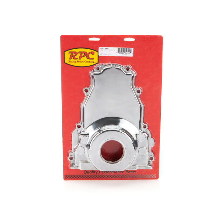 RACING POWER CO-PACKAGED R8472POL GM LS Engine Aluminum Ti ming Cover Fits LS1/LS6