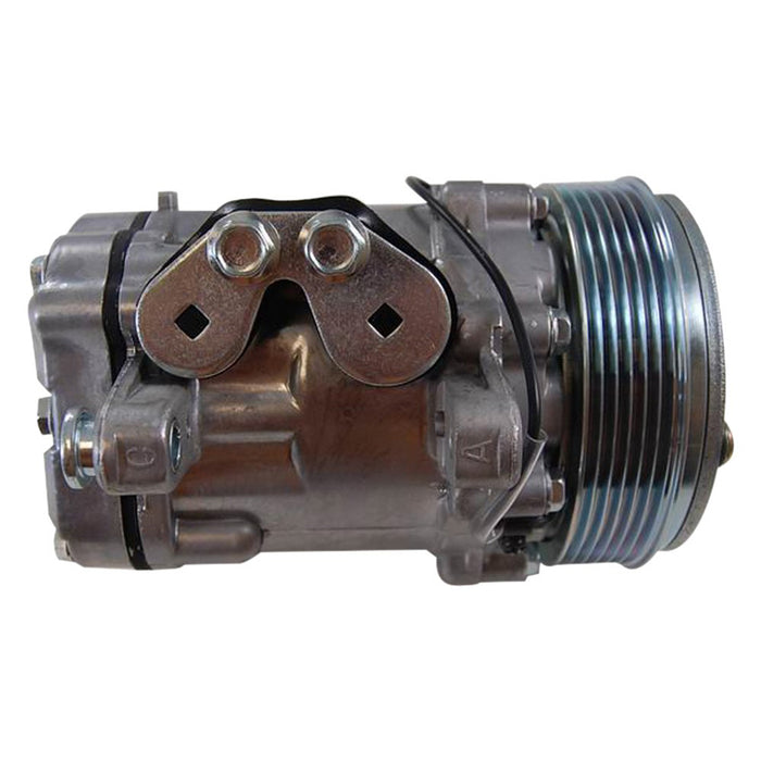 RACING POWER CO-PACKAGED R8755 Sanden #7176 12V A/C Co mpressor Serpentine