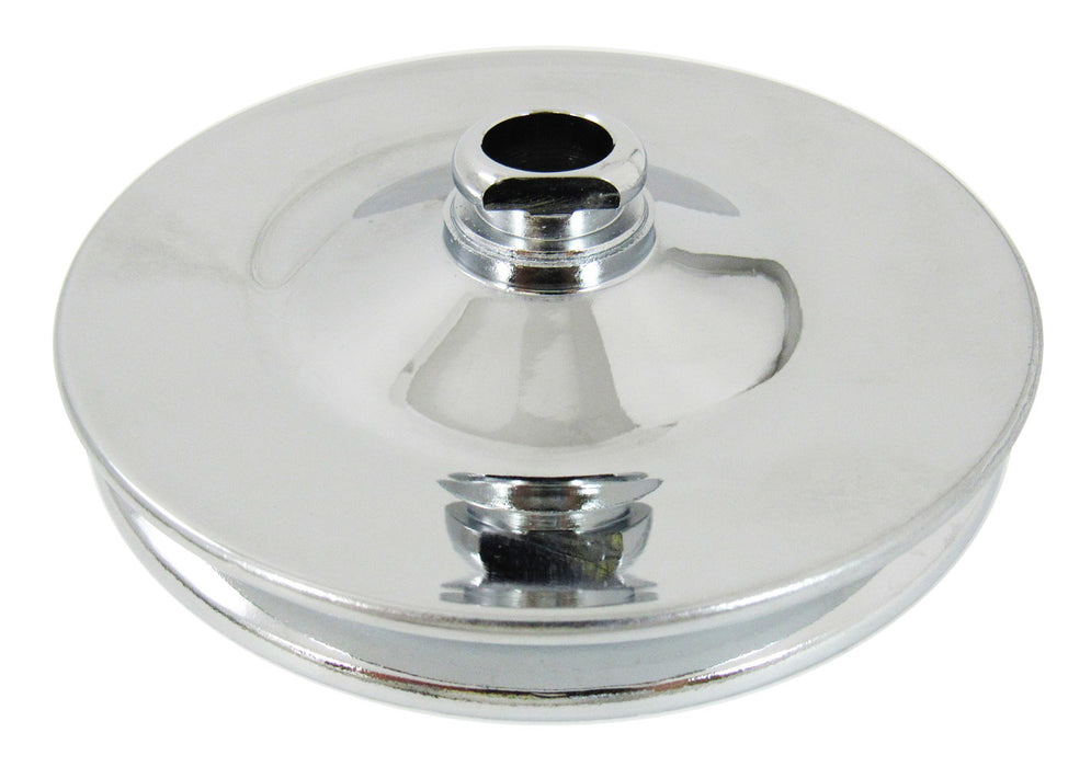 RACING POWER CO-PACKAGED R8941 Power Steering Pulley GM Chrome