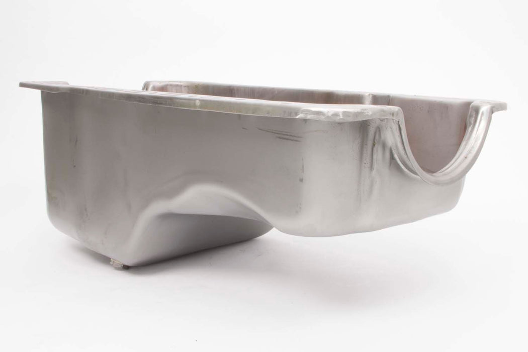 RACING POWER CO-PACKAGED R9078RAW 65-87 SBF Steel Stock Oil Pan Unplated