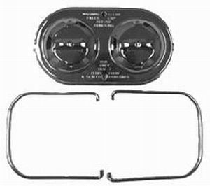 RACING POWER CO-PACKAGED R9102 GM Master Brake Cylinder Cover Chrome