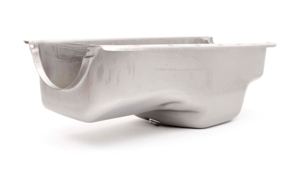 RACING POWER CO-PACKAGED R9311RAW 64-87 SBM Steel Stock Oil Pan Unplated