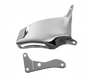 RACING POWER CO-PACKAGED R9317 SB Chevy Lwp Alternator Bracket Chrome
