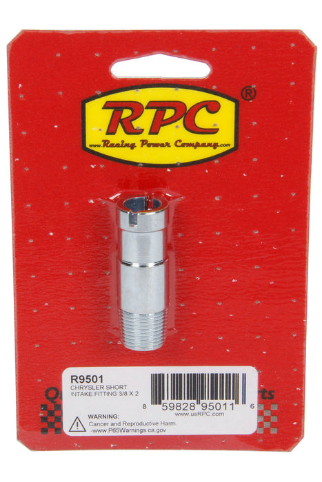 RACING POWER CO-PACKAGED R9501 Chrysler Short Intake Fi tting 3/8 X 2In