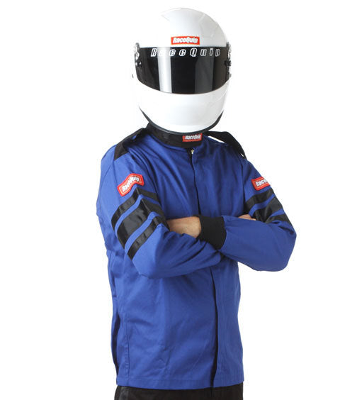 RACEQUIP 111023 Blue Jacket Single Layer Medium