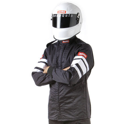 RACEQUIP 121004 Black Jacket Multi Layer Med-Tall