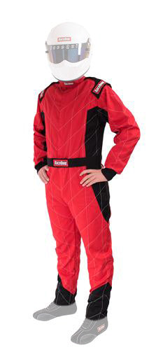 RACEQUIP 130914 Suit Chevron Red Medium Tall SFI-1