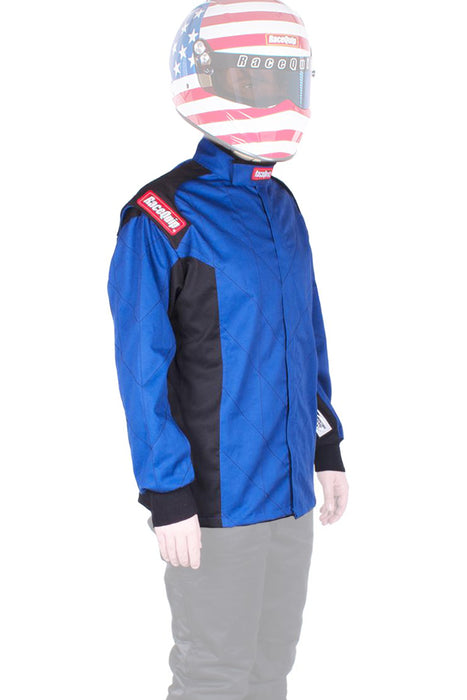 RACEQUIP 131927 Jacket Chevron Blue XX-Large SFI-1