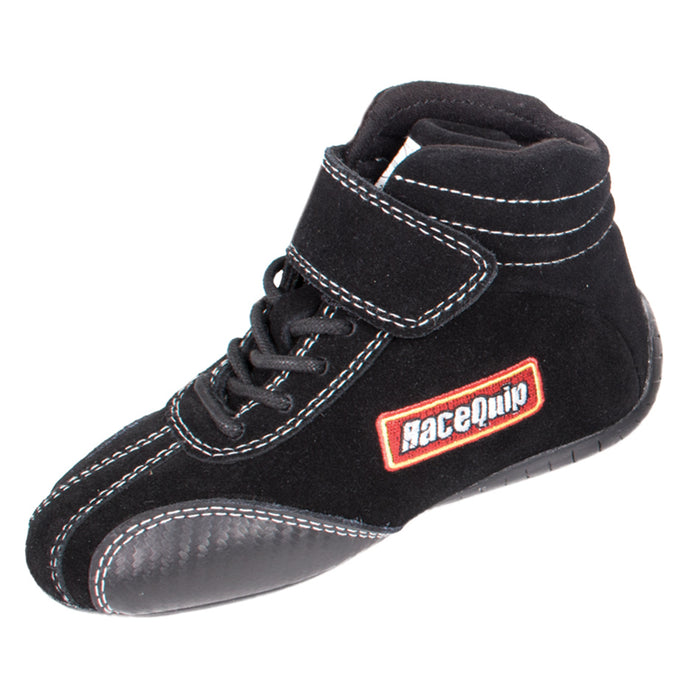 RACEQUIP 30400910 Shoe Ankletop Black Kids Size 10 SFI 3.3/6