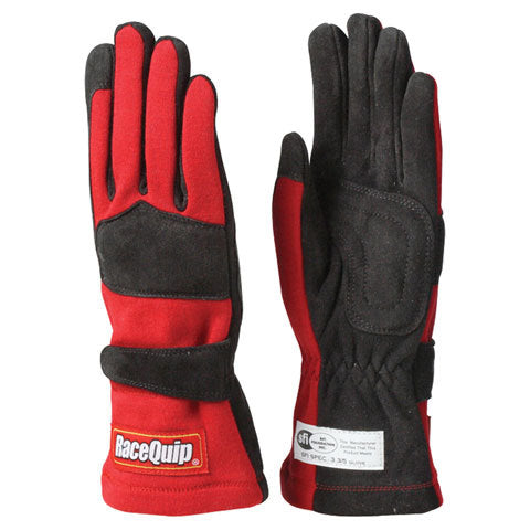 RACEQUIP 355016 Gloves Double Layer X-Large Red SFI