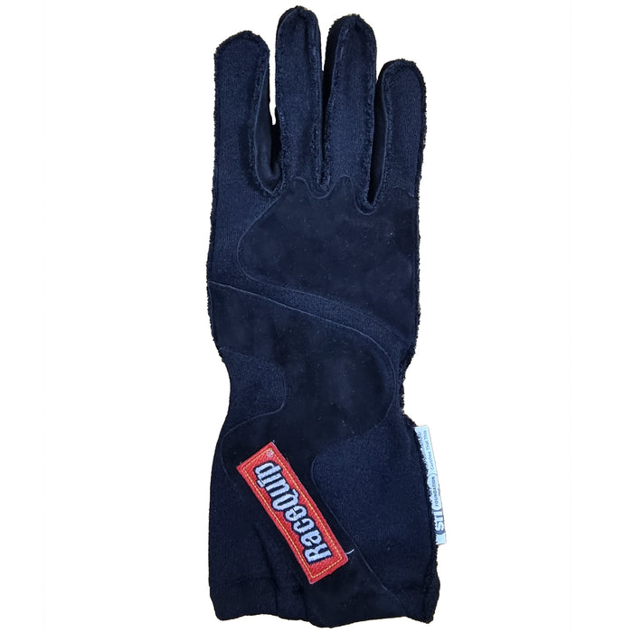 RACEQUIP 356905 Gloves Outseam Black / Black Large SFI-5