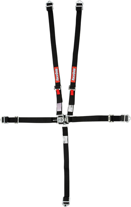 RACEQUIP 709009 5pt Harness Set Jr LL BK