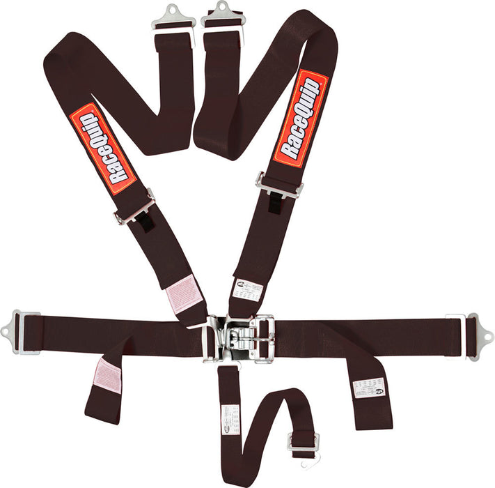RACEQUIP 711001 5pt Harness Set L&L Black SFI