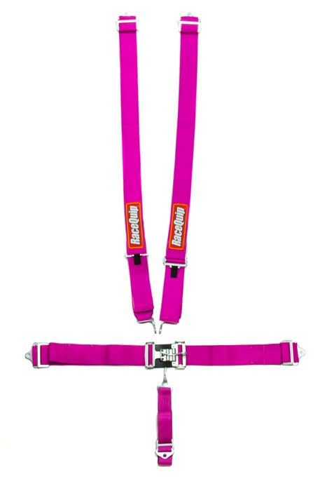 RACEQUIP 711081 5pt Harness Set L&L Pink SFI