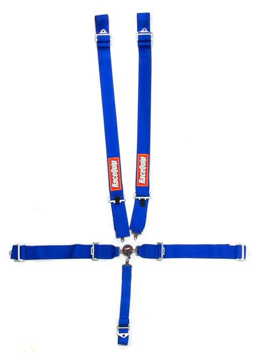 RACEQUIP 741021 5pt Harness Camlock  SFI Sportsman Blue