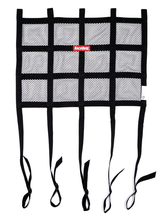 RACEQUIP 822001 Window Net Mesh Black SFI Hybrid Adj. Strap
