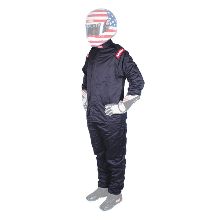 RACEQUIP 91619059 Jacket Chevron-5 Black Large SFI-5