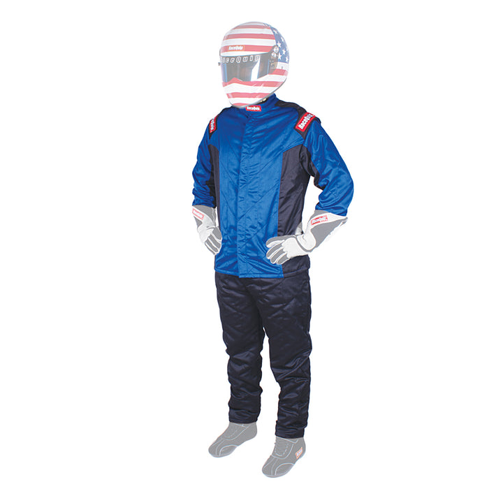 RACEQUIP 91619269 Jacket Chevron-5 Blue X-Large SFI-5