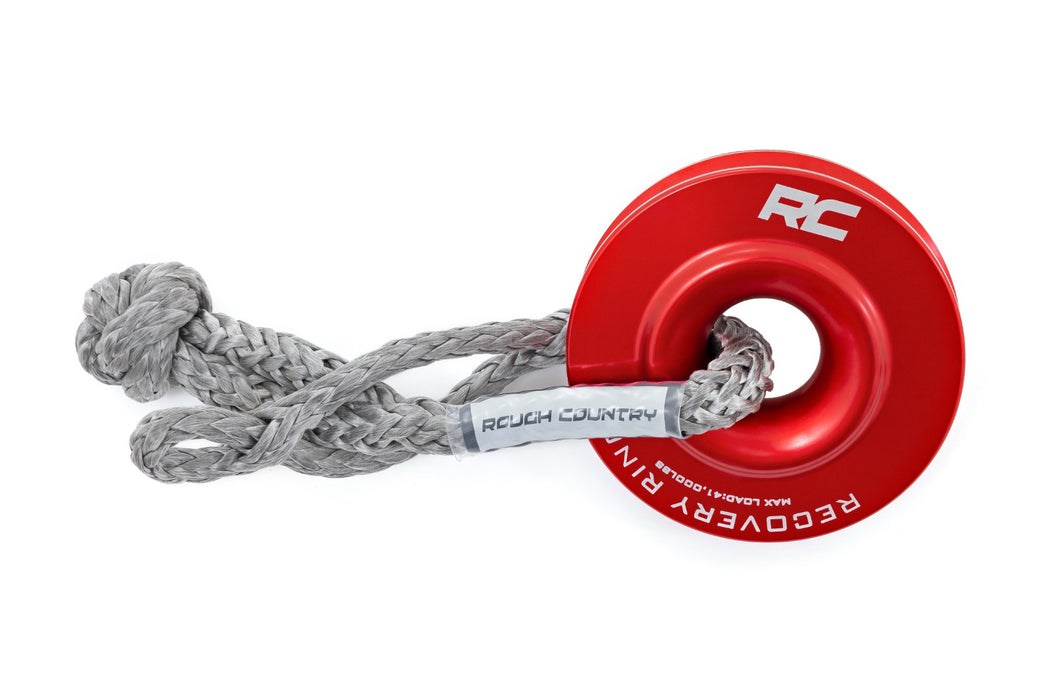 Rough Country RS180 6.5 Inch Winch Recovery Ring 41000 LB Capacity Rough Country - Truck Part Superstore